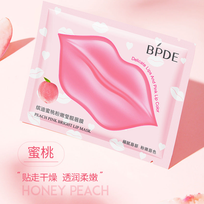 Peach Pink Bright lip mask | Peach Moisturizing & Hydrating Lip Mask Film Pack 8g