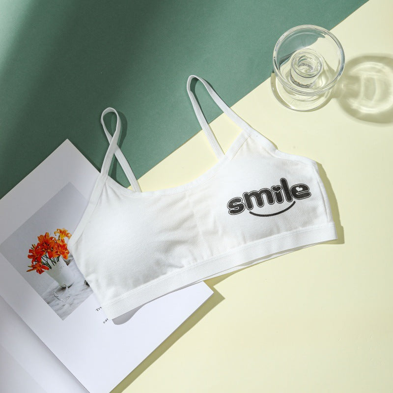 Teen Girls Cotton Sports Bra | Soft Padded Bra for 8–15 Years | Comfortable Vest Top for School & Daily Wear