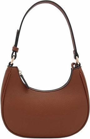 FashionPuzzle Small Crescent Shoulder Bag Underarm Purse