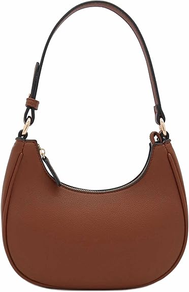 FashionPuzzle Small Crescent Shoulder Bag Underarm Purse